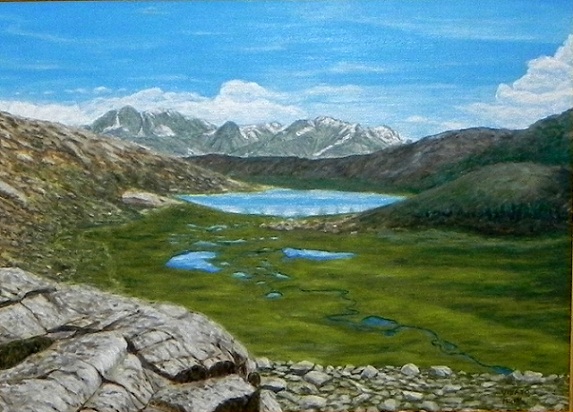 Lac de Nino-acrylique-toile-8p(46x33)