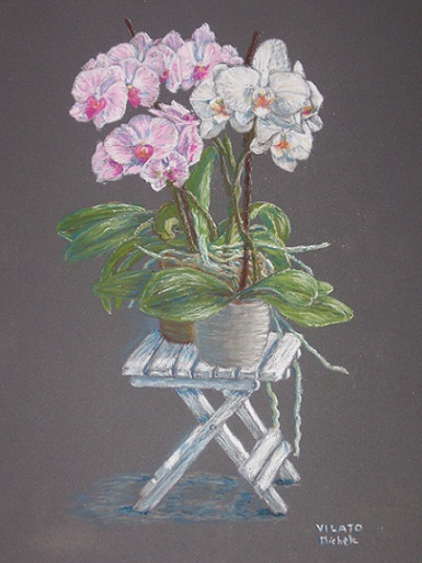 Orchidées-pastel-papel-(25x40,5)